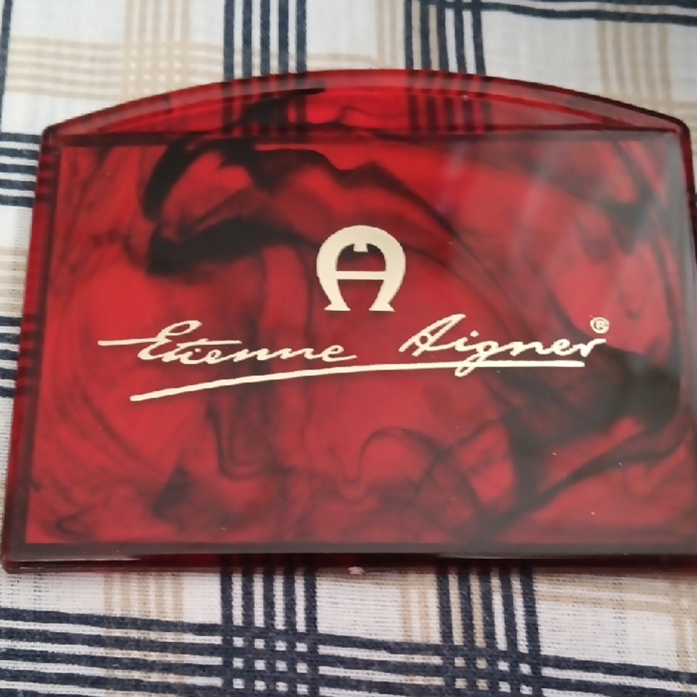 Etienne Aigner Deep Red Shoulder Bag - Picture 3 of 5